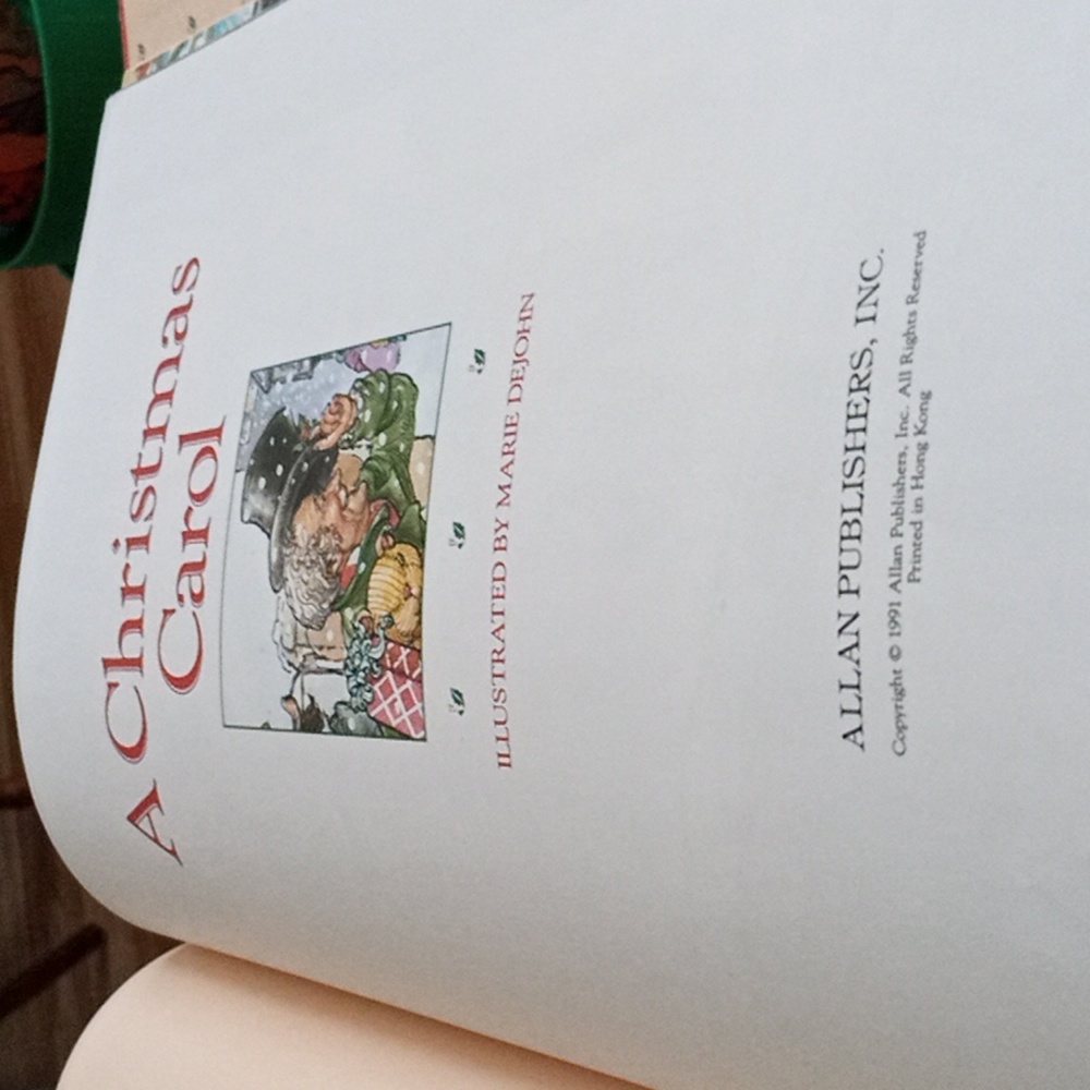 A Christmas Carol Illustrated By Marie Dejohn - Picture 3 of 3